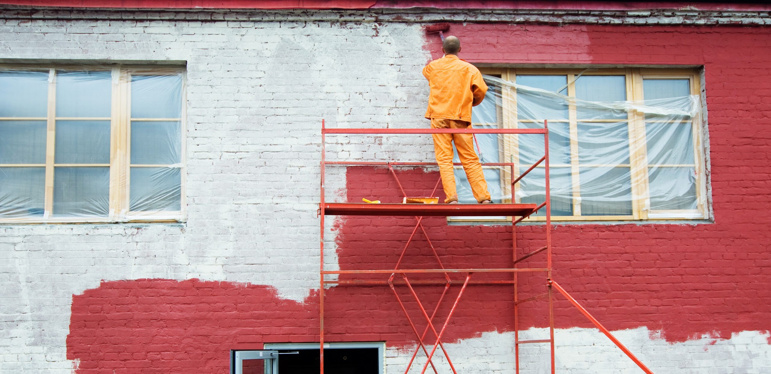 Painting in red